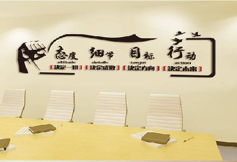 理塘企业文化墙主要展示什么?