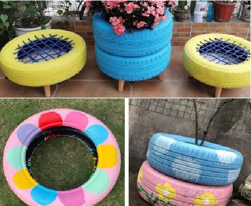 理塘墙体彩绘-变废为宝