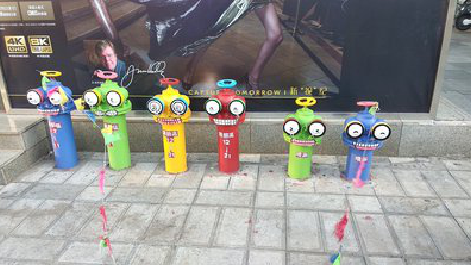 理塘商业区彩绘