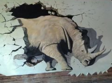 理塘在墙绘中，如何绘制3D效果？