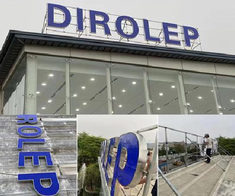 理塘楼顶发光字安装的注意事项。